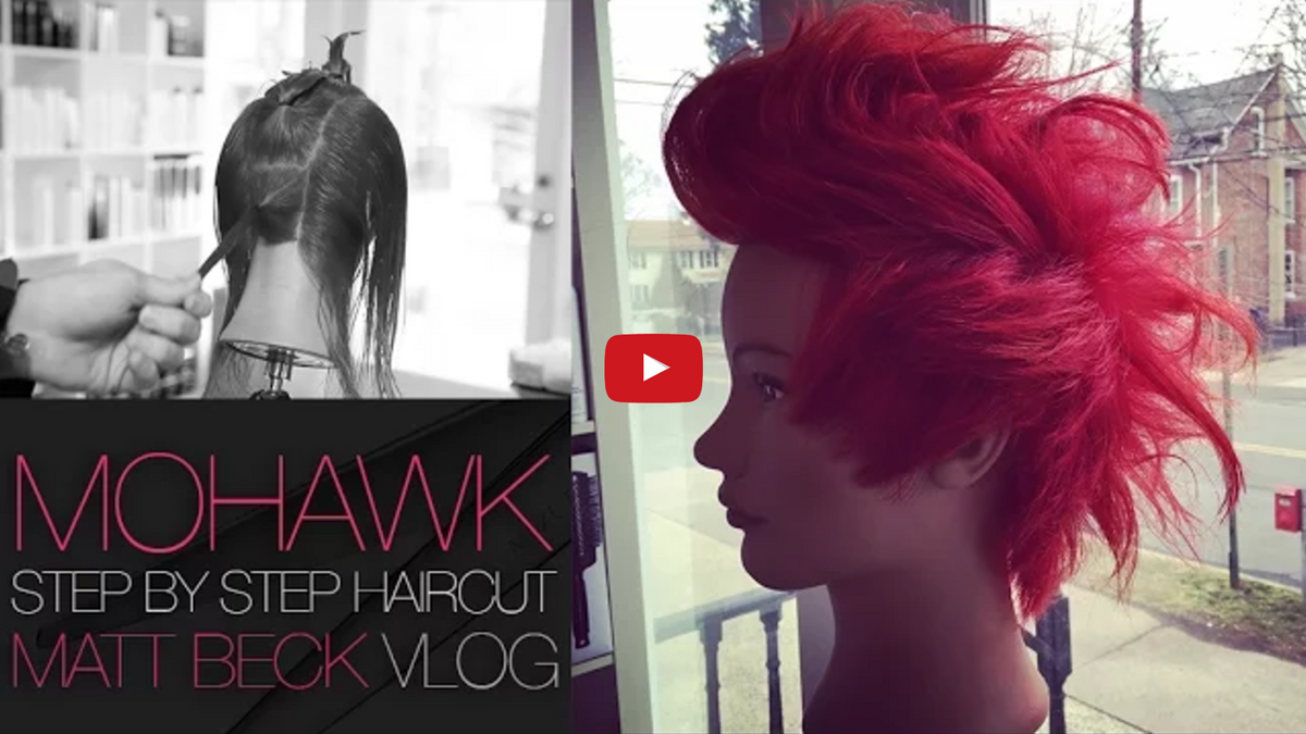 Grown Out Mohawk Haircut for Men Or Women – Free Salon Education
