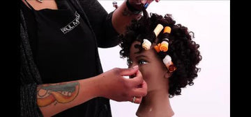How to Set Hair for a Looser and Smoother Curl on Extra Curly Hair