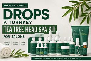 Paul Mitchell Drops a Turnkey Tea Tree Head Spa Kit for Salons