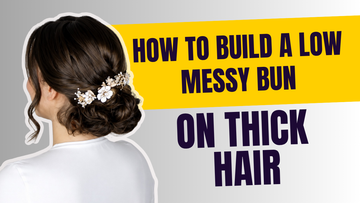 How To Build a Low Messy Bun That Actually Holds on Thick Heavy Hair