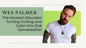 Artist Spotlight Wes Palmer the Houston Educator Turning Cutting and Color Into One Conversation