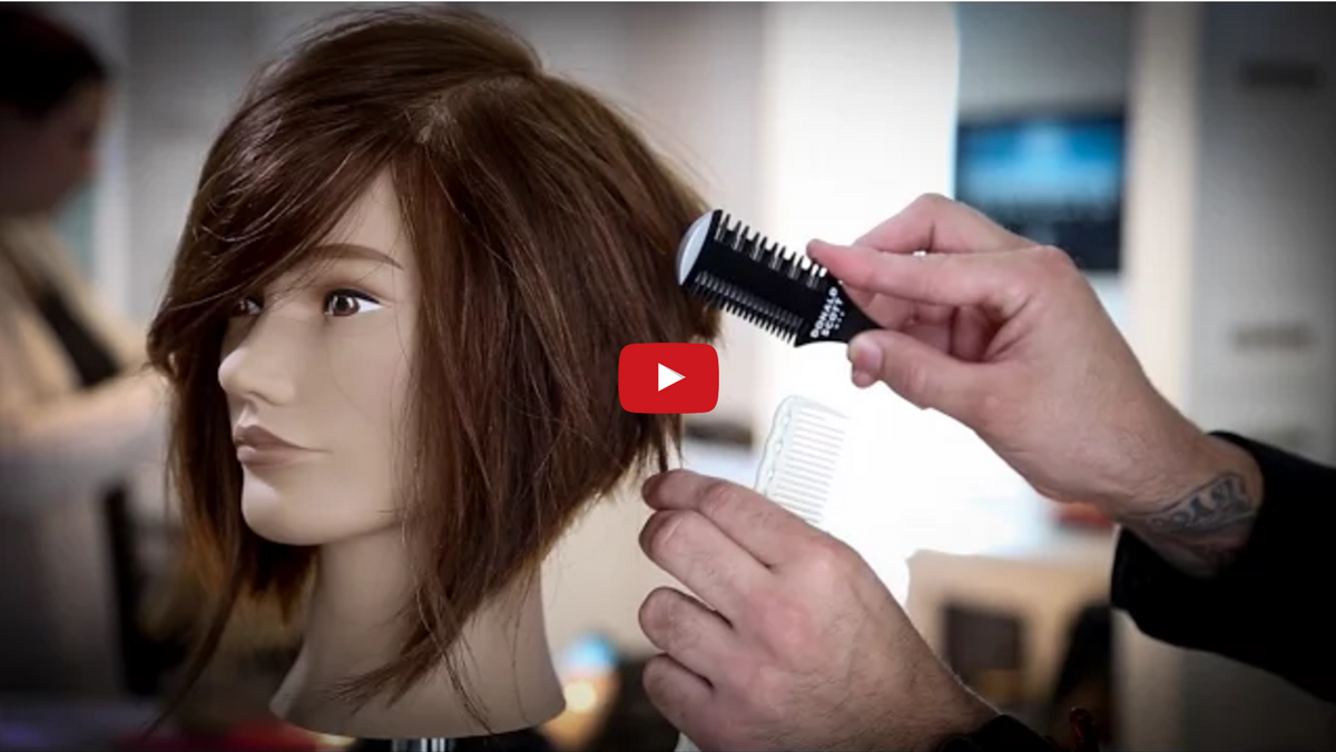 How To Cut A Stacked Bob Haircut Tutorial | Stacked Bob With A Razor ...