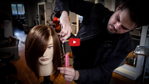 Textured Long Layered Haircut With Face Frame | MATT BECK VLOG 88