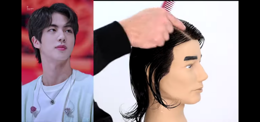 How To: BTS JIN Haircut Tutorial | Full Step by Step