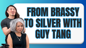 Grey Blending, Taking a Brassy Grow Out to Soft Natural Silver