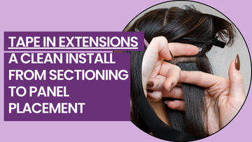 Tape In Extensions, A Clean Install From Sectioning To Panel Placement